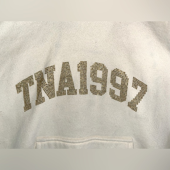 Cream TNA Logo Pullover Hoodie - Picture 3 of 7